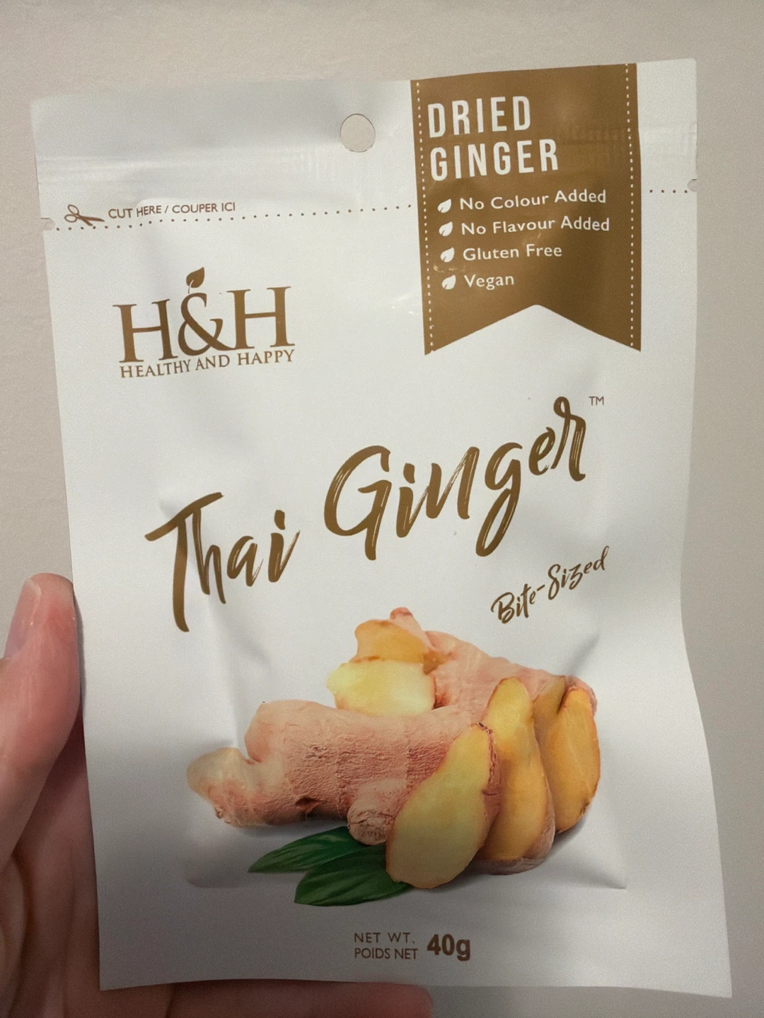 Thai Bite-Sized Dried Ginger