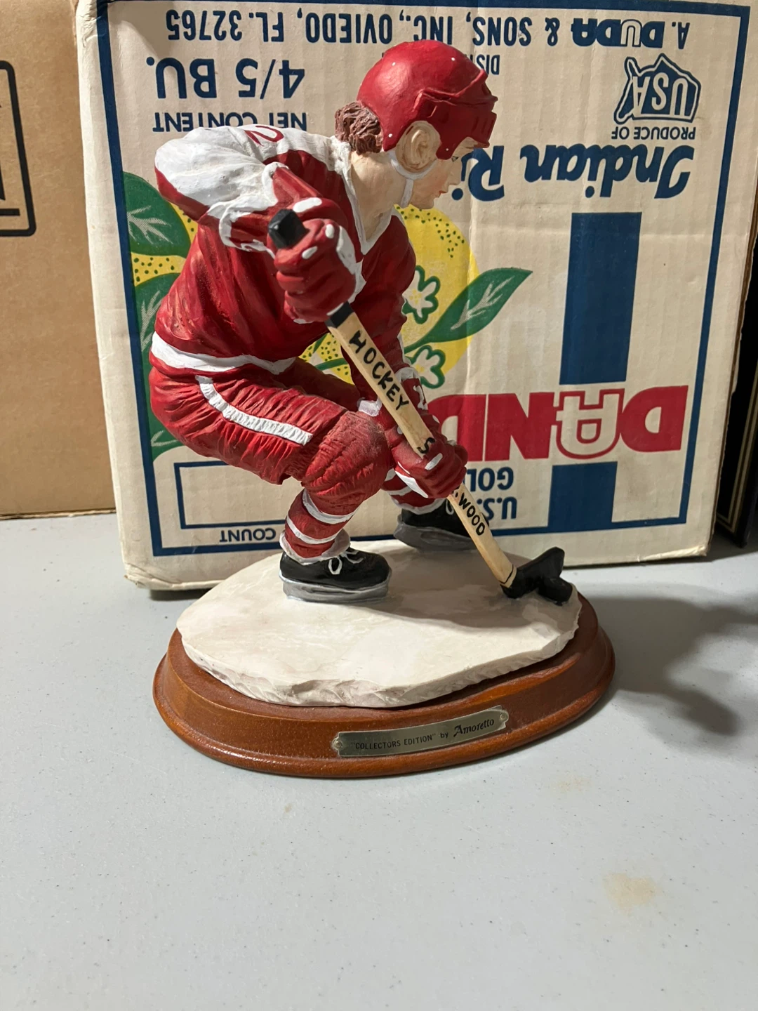 Amoretto Collectors Edition Hockey Figurine