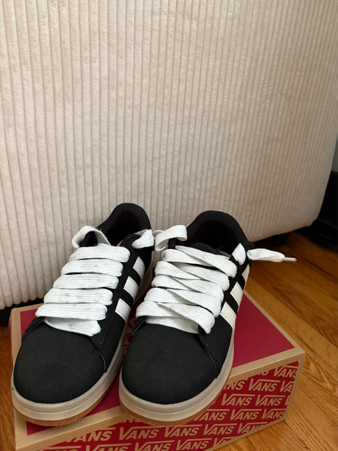 Adidas Campus Black White Sneakers - photo 5