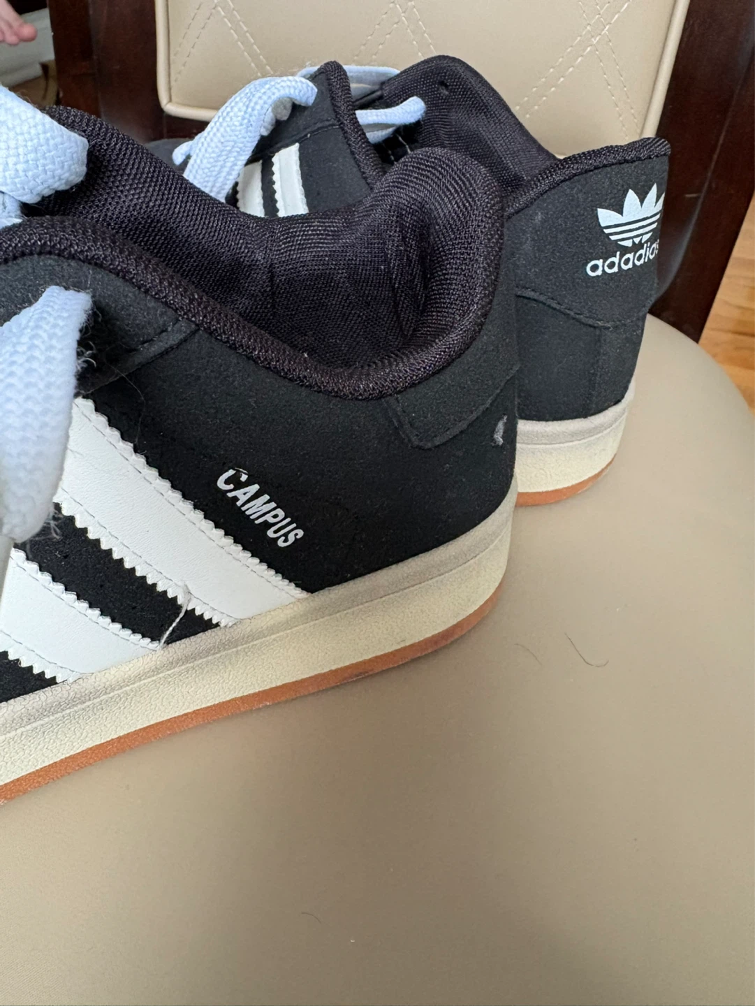 Adidas Campus Black White Sneakers - photo 4