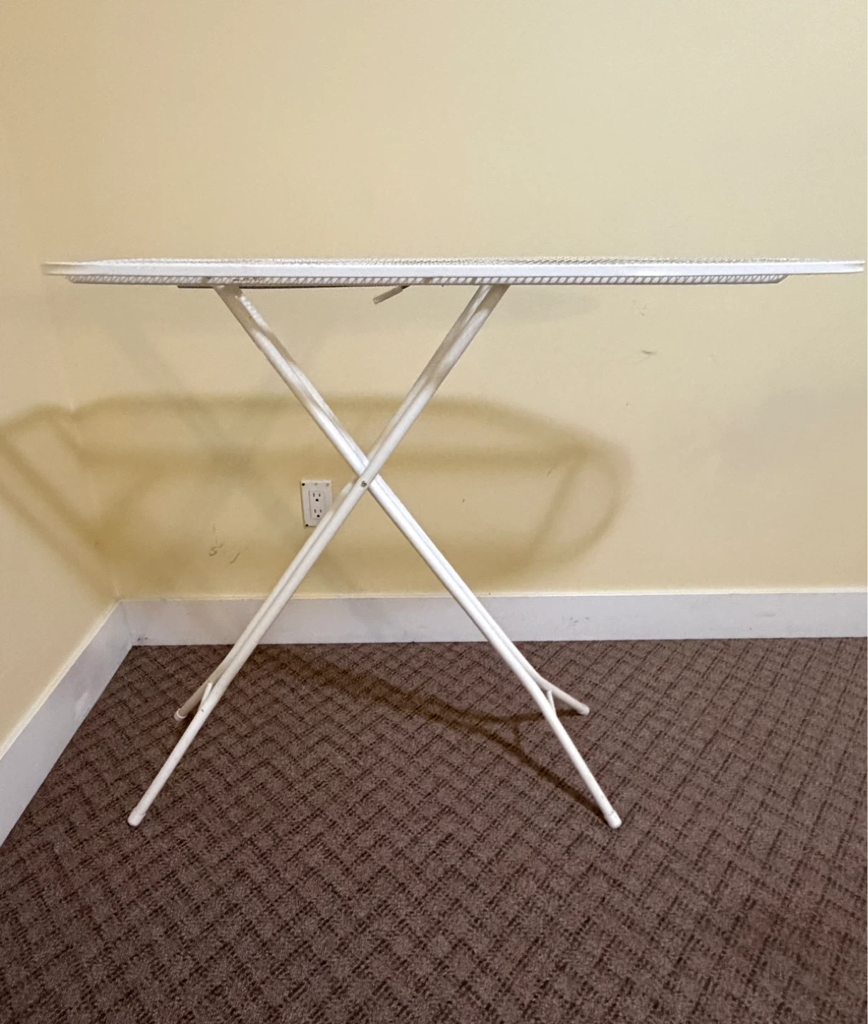 White Folding Ironing Board