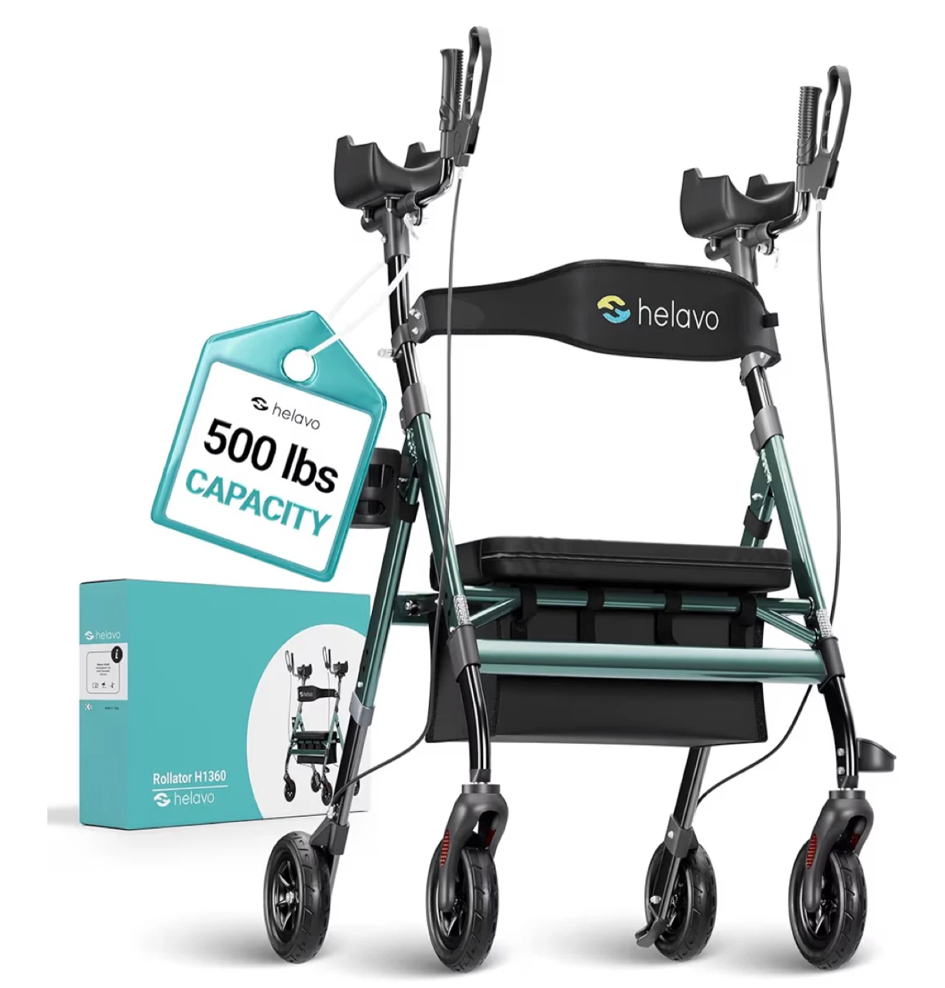 Helavo Rollator H1360 Mobility Walker - photo 2