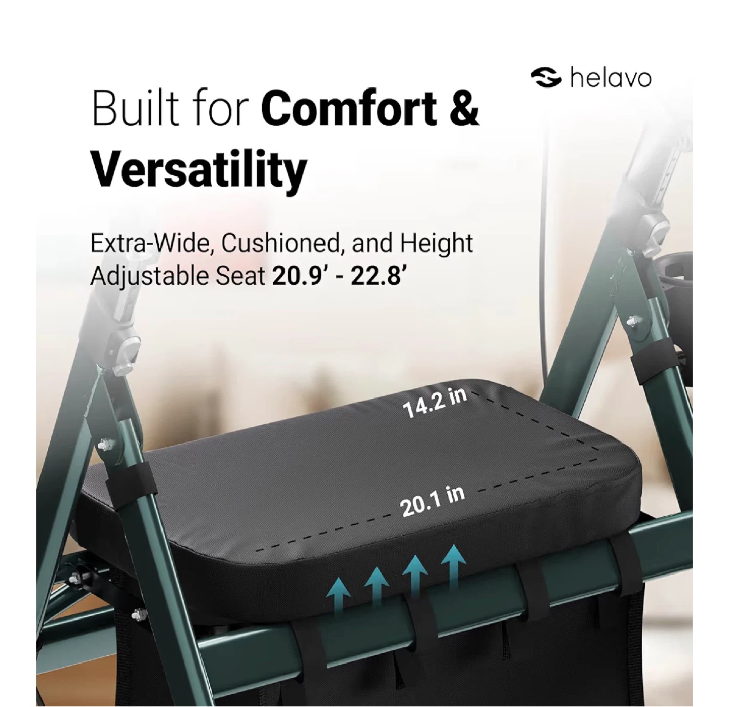 Helavo Rollator H1360 Mobility Walker - photo 5