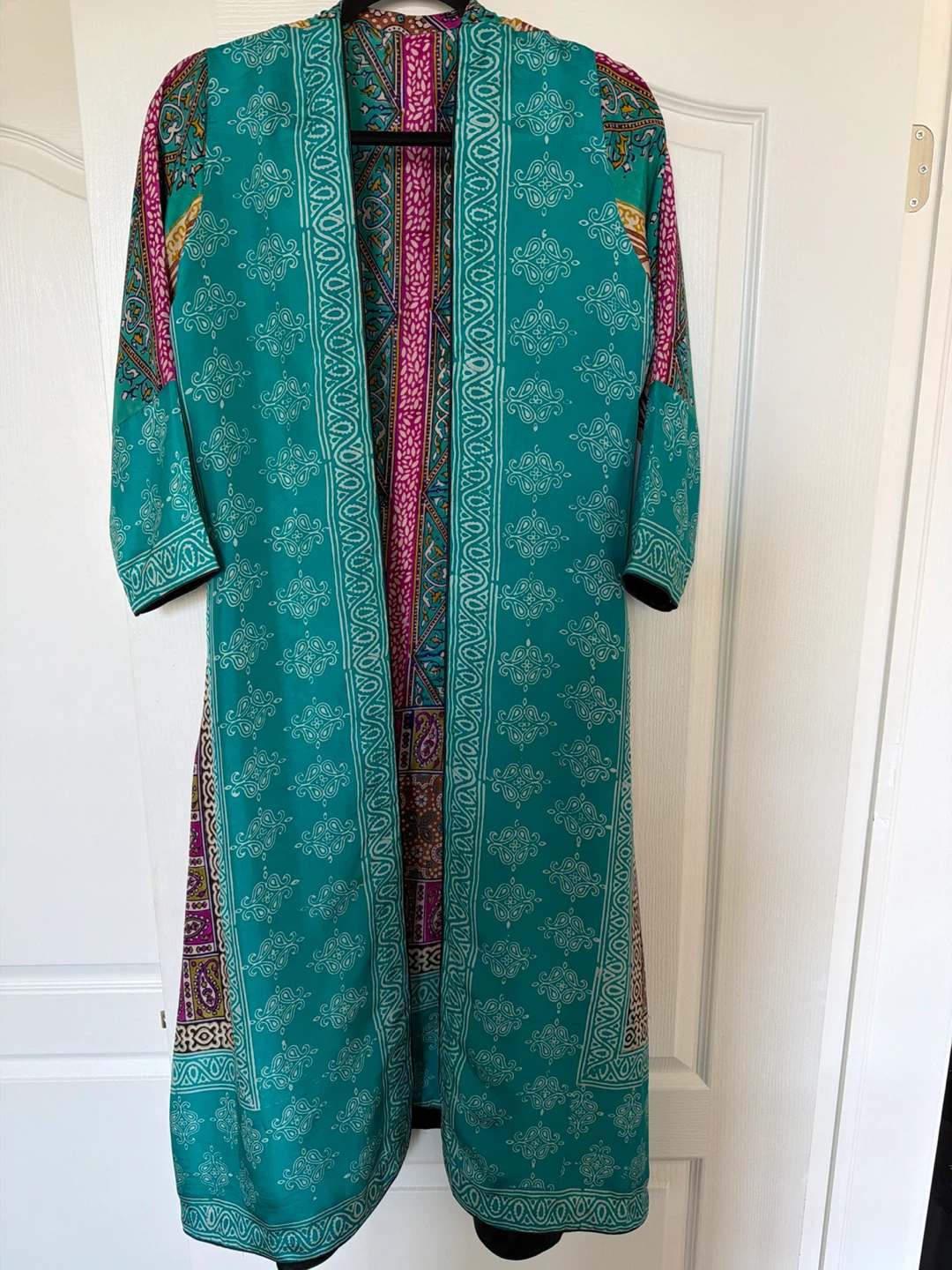 Turquoise Kimono Style Jacket