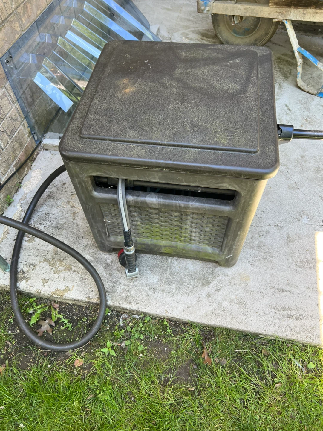 Plastic Hose Reel with Hose