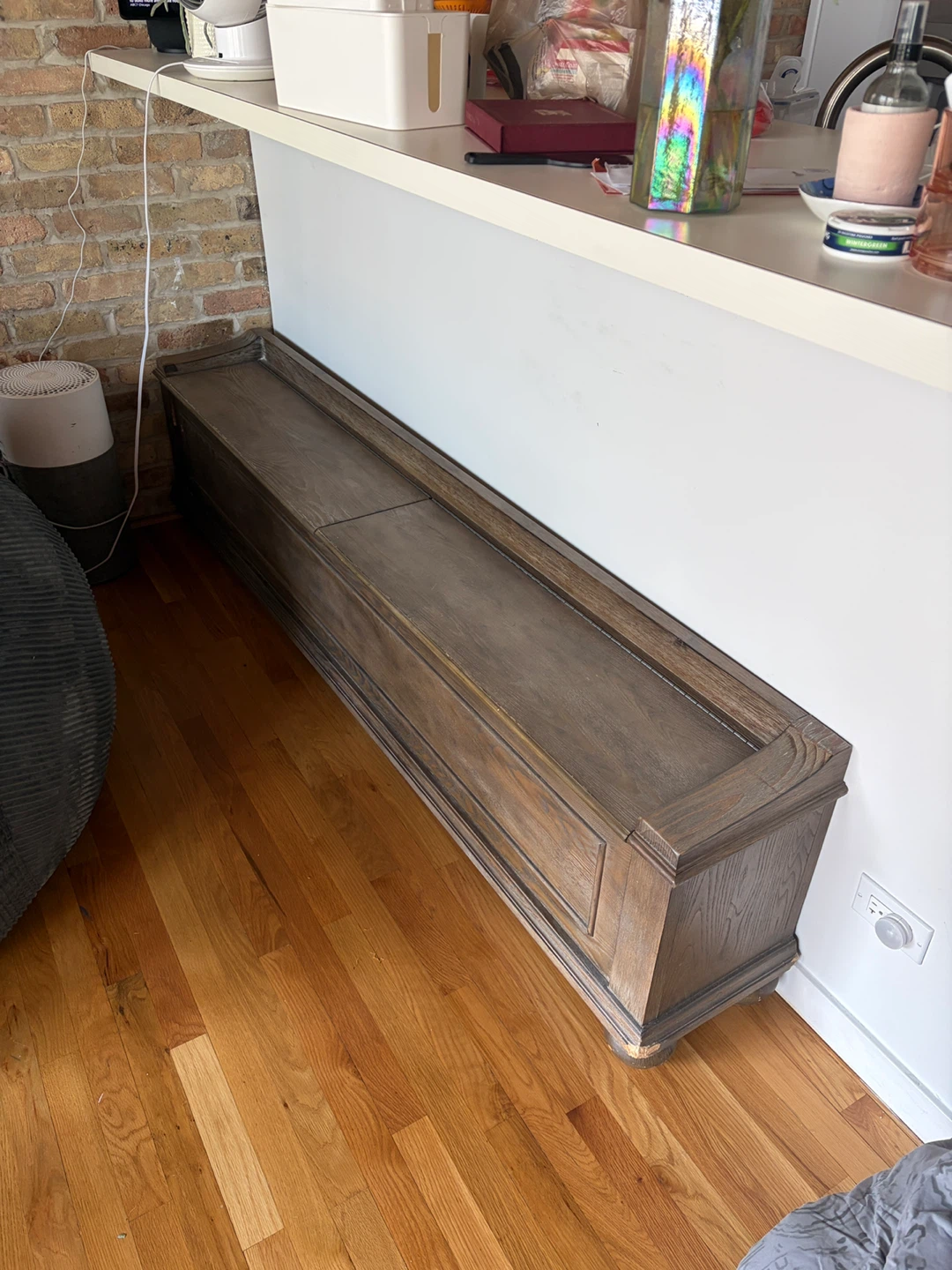 Wooden Storage Bench