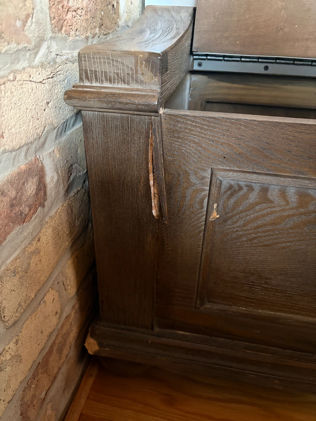 Wooden Storage Bench - photo 4