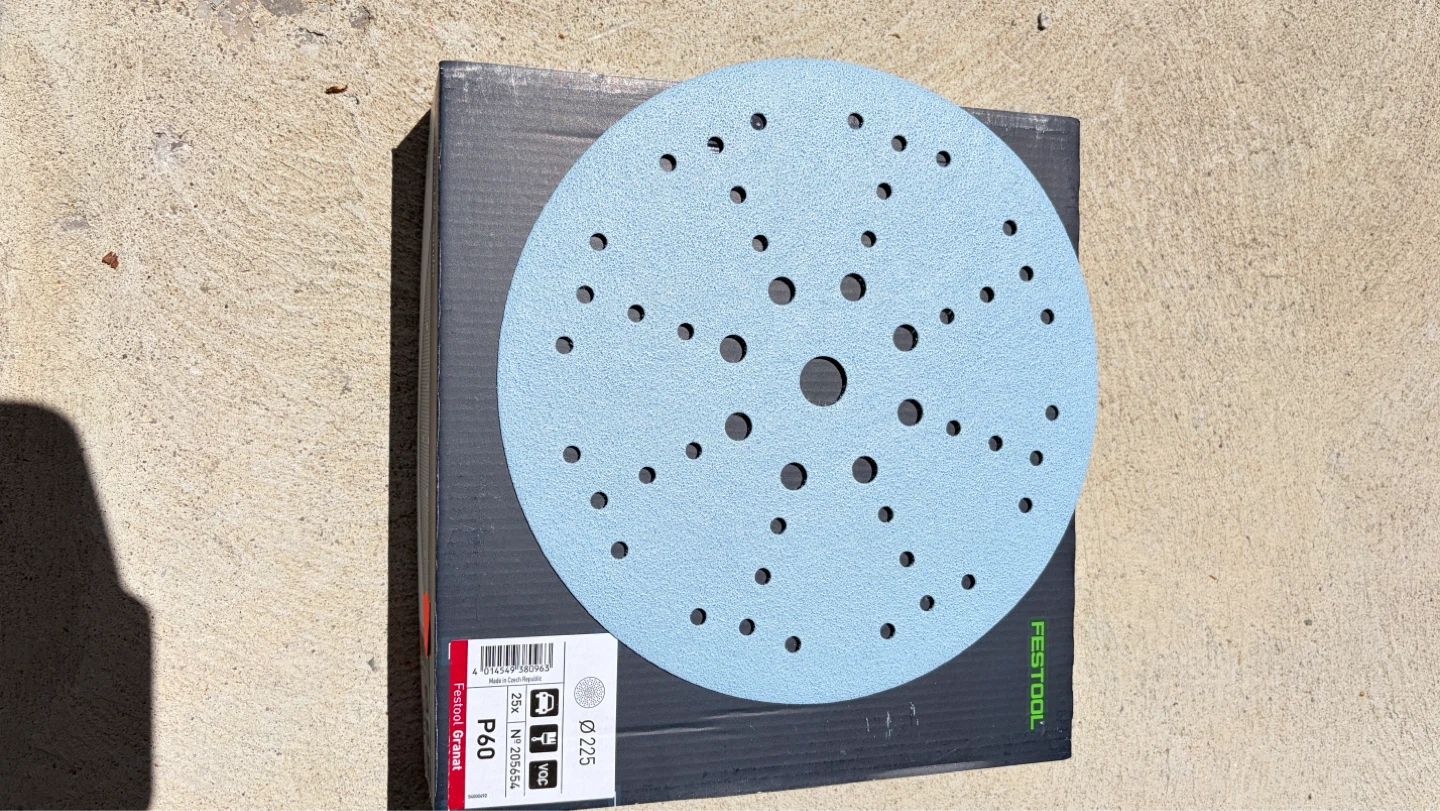 Festool Granat Sanding Discs P60 Ø 225mm (25 Pack)