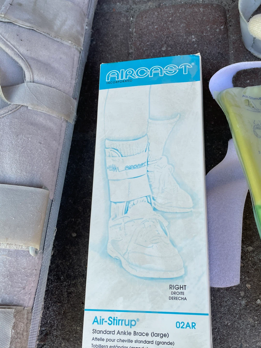Aircast Air-Stirrup Standard Ankle Brace (Large) & Hip Brace - photo 2