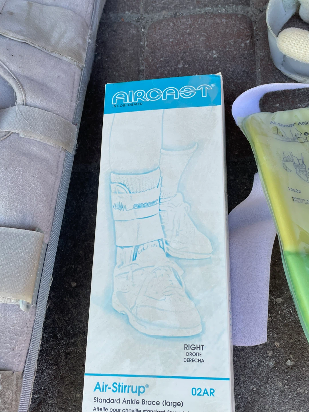 Aircast Air-Stirrup Standard Ankle Brace (Large) & Hip Brace - photo 3