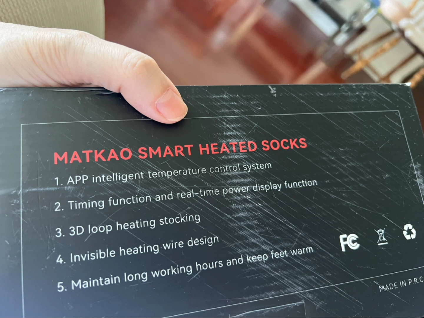 Matkao Smart Heated Socks - Men's/Women's Rechargeable - photo 2