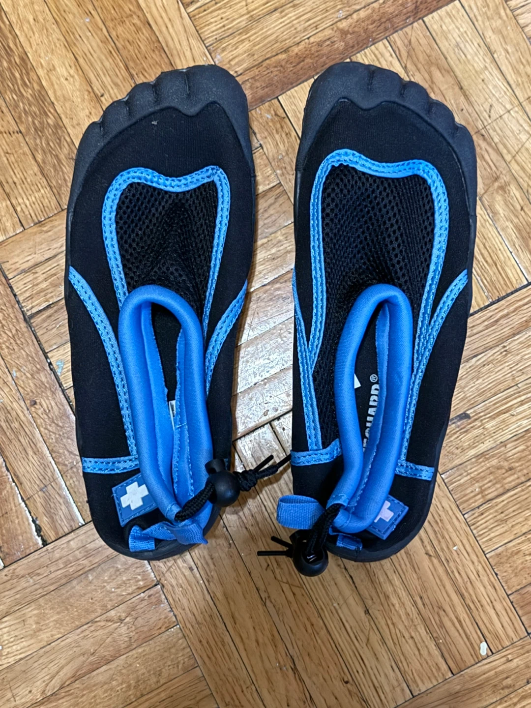 Black and Blue Water Shoes