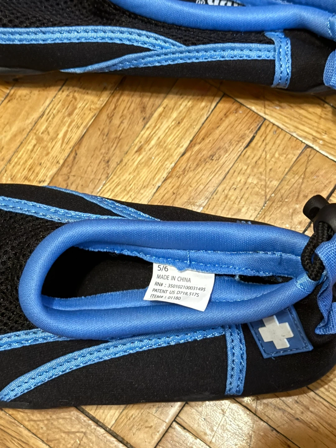 Black and Blue Water Shoes - photo 2