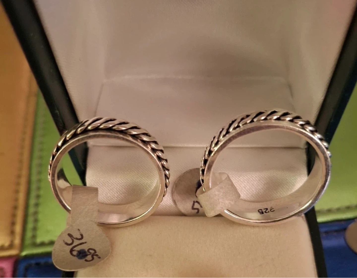 Silver spinner ring (silver stamped 925, 3 sizes available) - photo 3