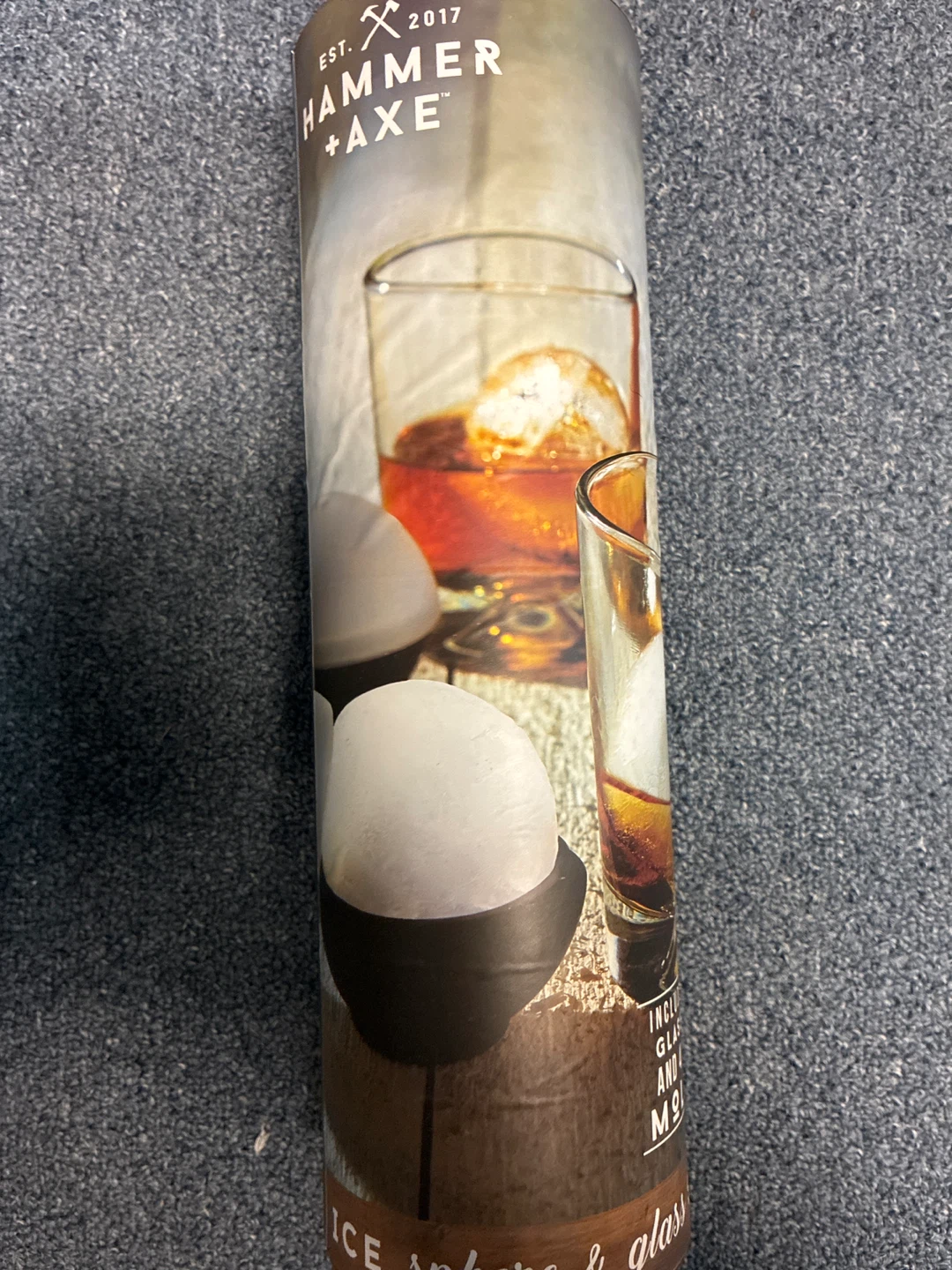 Hammer + Axe Ice Sphere & Glass Set - photo 3