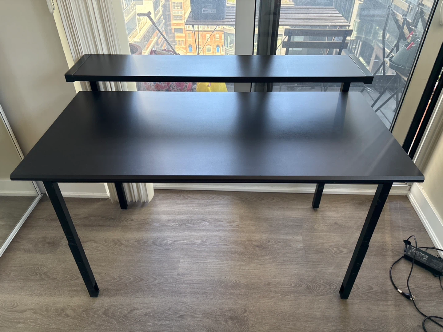 Adjustable Desk with Shelf - IKEA UTVISNING Gaming Desk