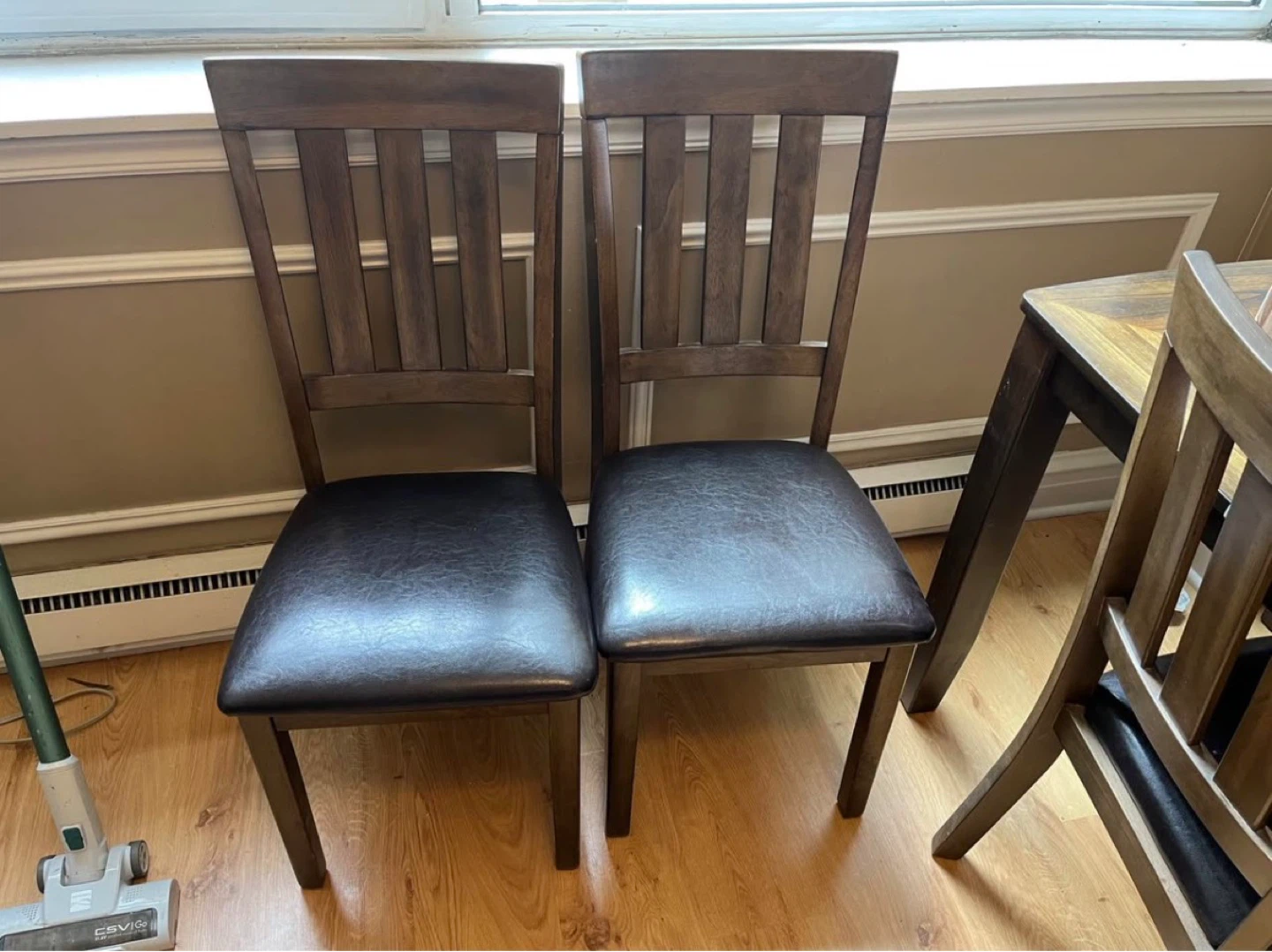Wooden Dining Table and 6 Chairs - photo 2