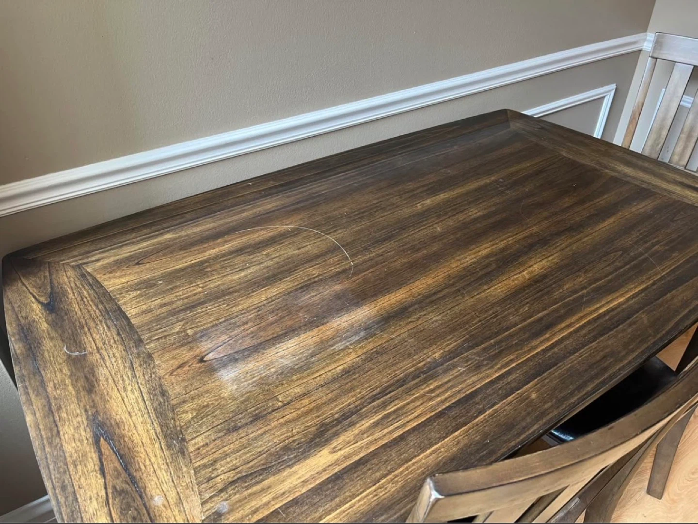 Wooden Dining Table and 6 Chairs - photo 3