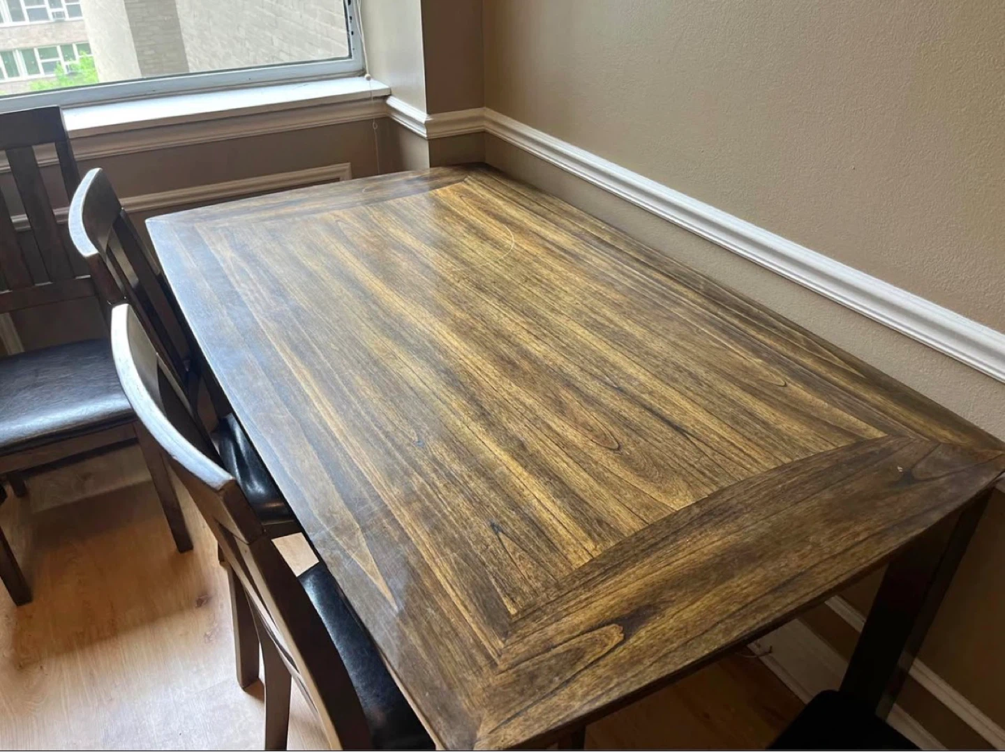 Wooden Dining Table and 6 Chairs