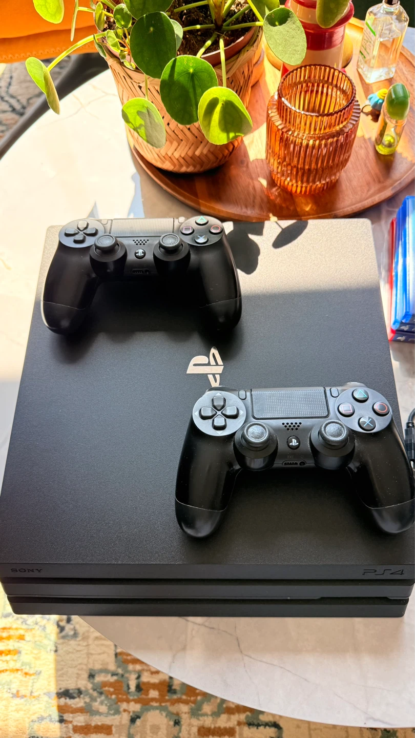 Sony PlayStation 4 Pro with 2 Controllers and Games - photo 3