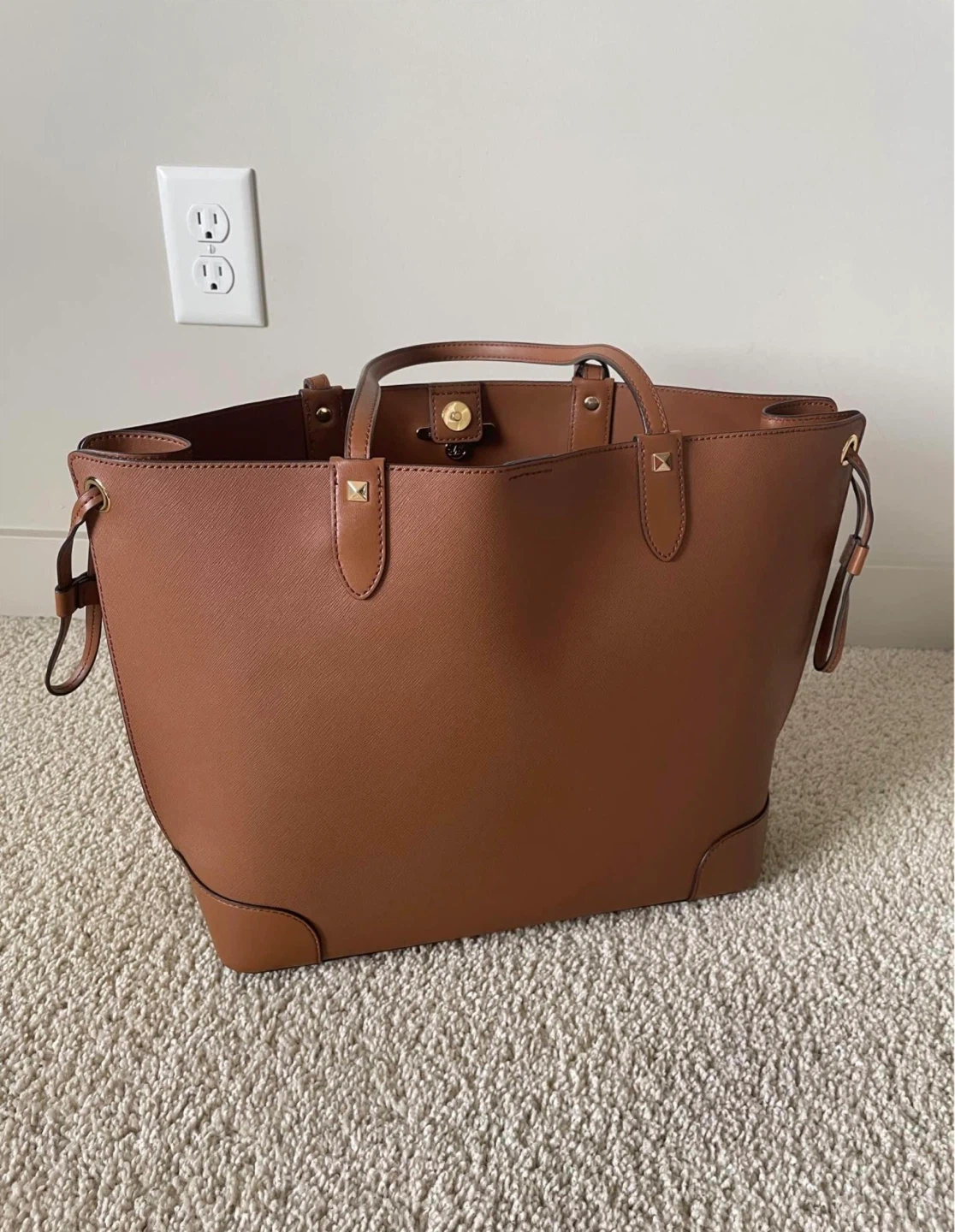 MK Edith Large Leather Tote Bag - photo 2