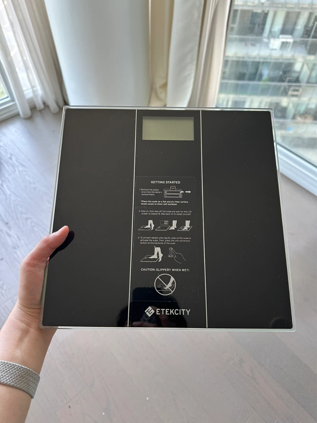 [FREE] Used Etekcity electronic weigh scale