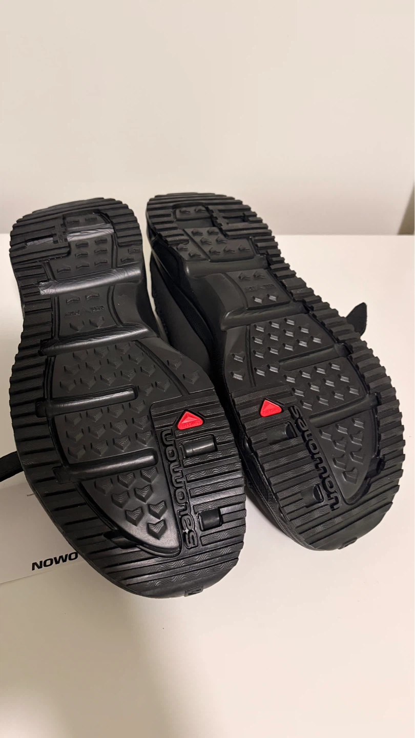 Salomon Black Mesh Mary Jane Shoes - photo 3