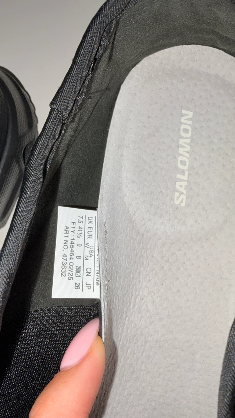 Salomon Black Mesh Mary Jane Shoes - photo 5