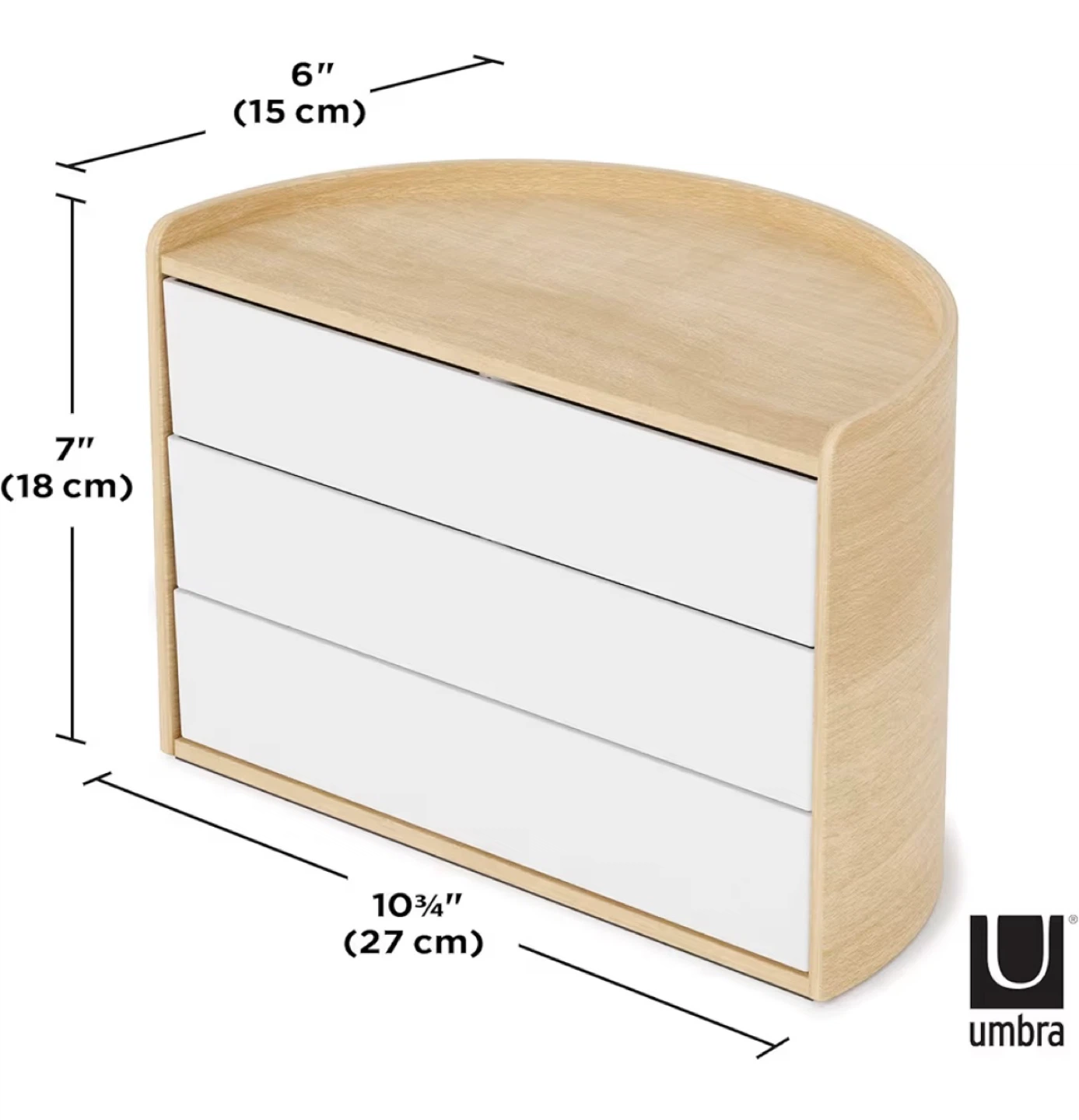 Umbra 3-Drawer Organizer - photo 2