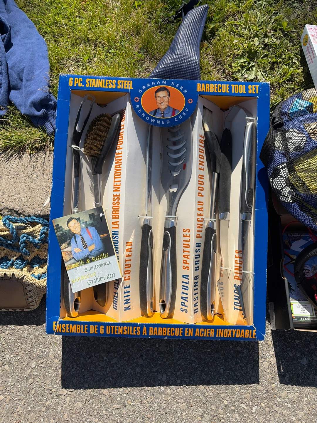 Graham Kerr 6 PC. Stainless Steel Barbecue Tool Set