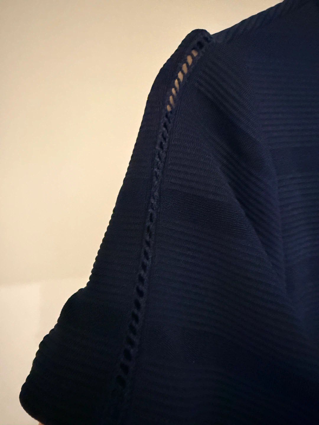 Reitmans Navy Textured Dress - S - photo 4
