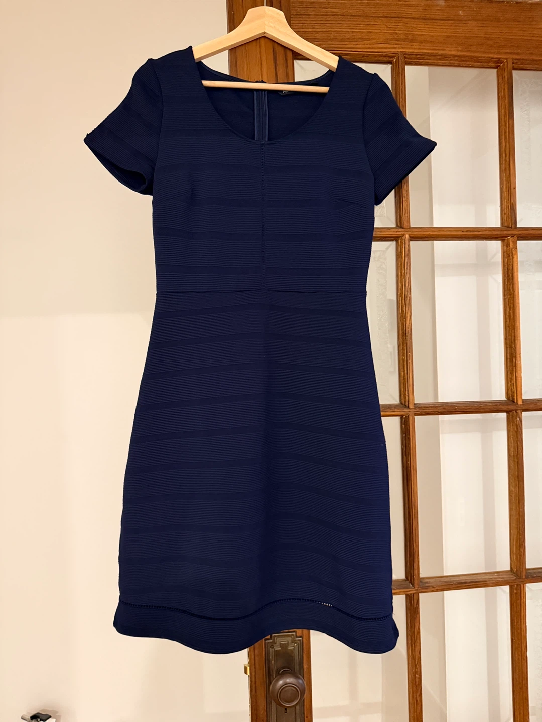 Reitmans Navy Textured Dress - S