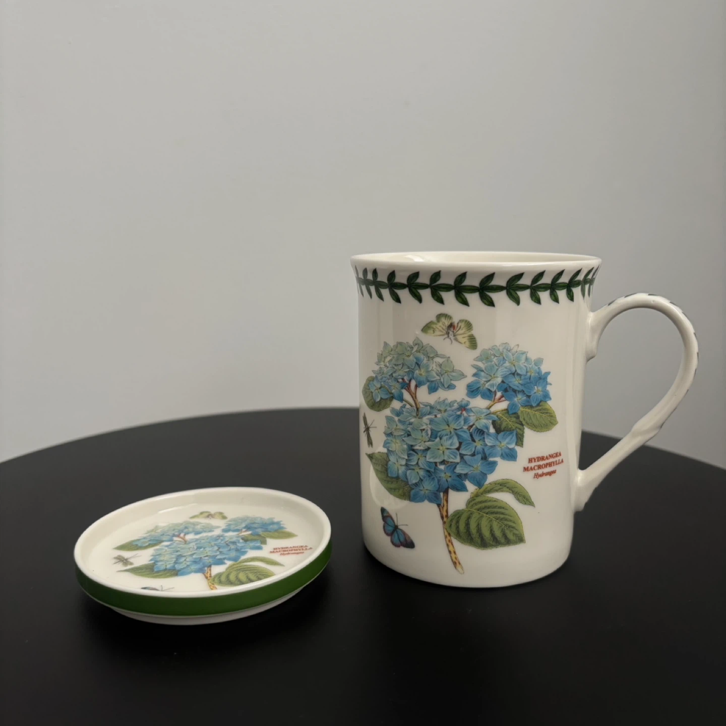 Portmeirion Botanic Garden - Hydrangea Mug & Coaster Set - photo 2
