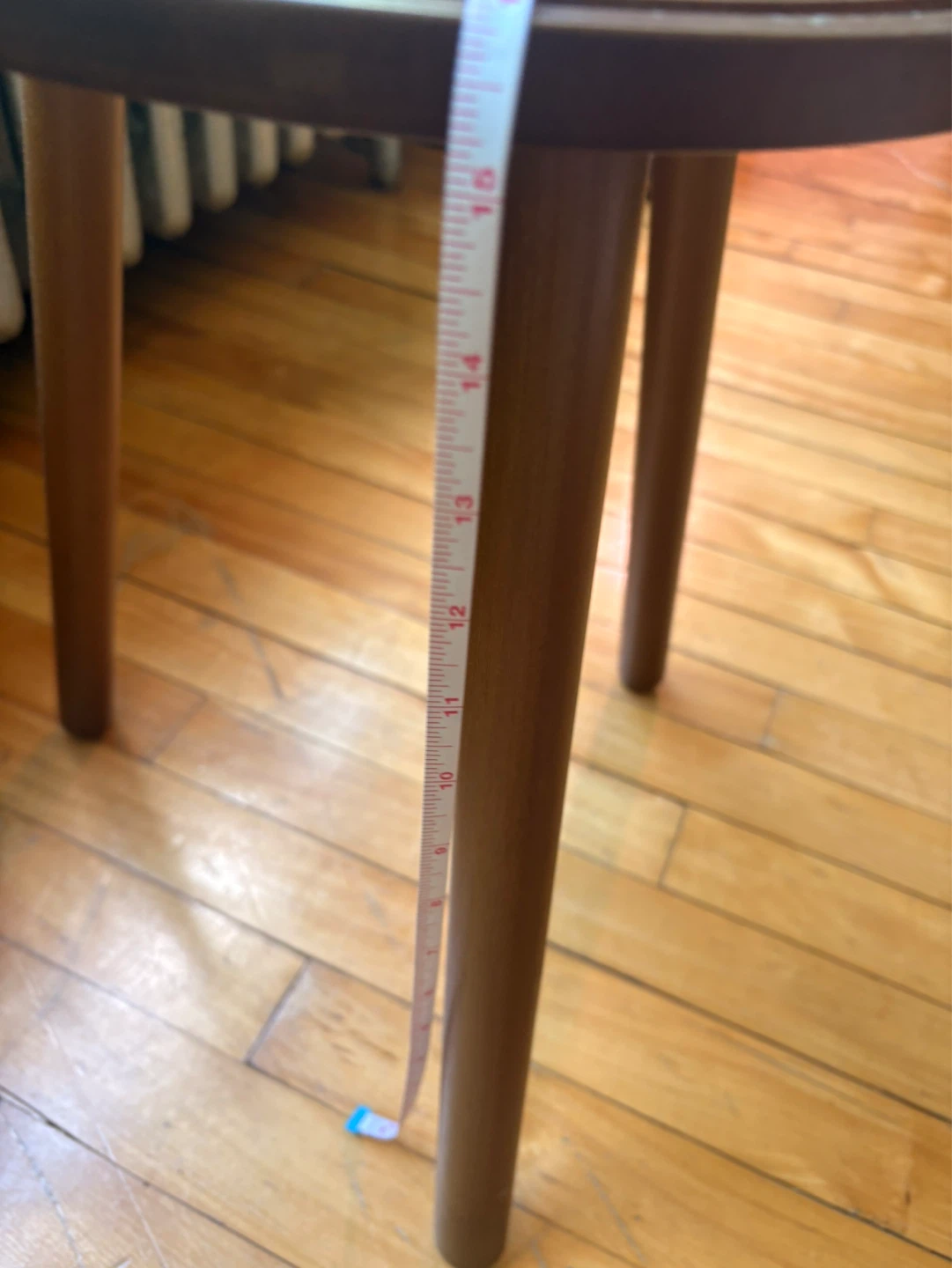 Round Wooden Plant Table - photo 4