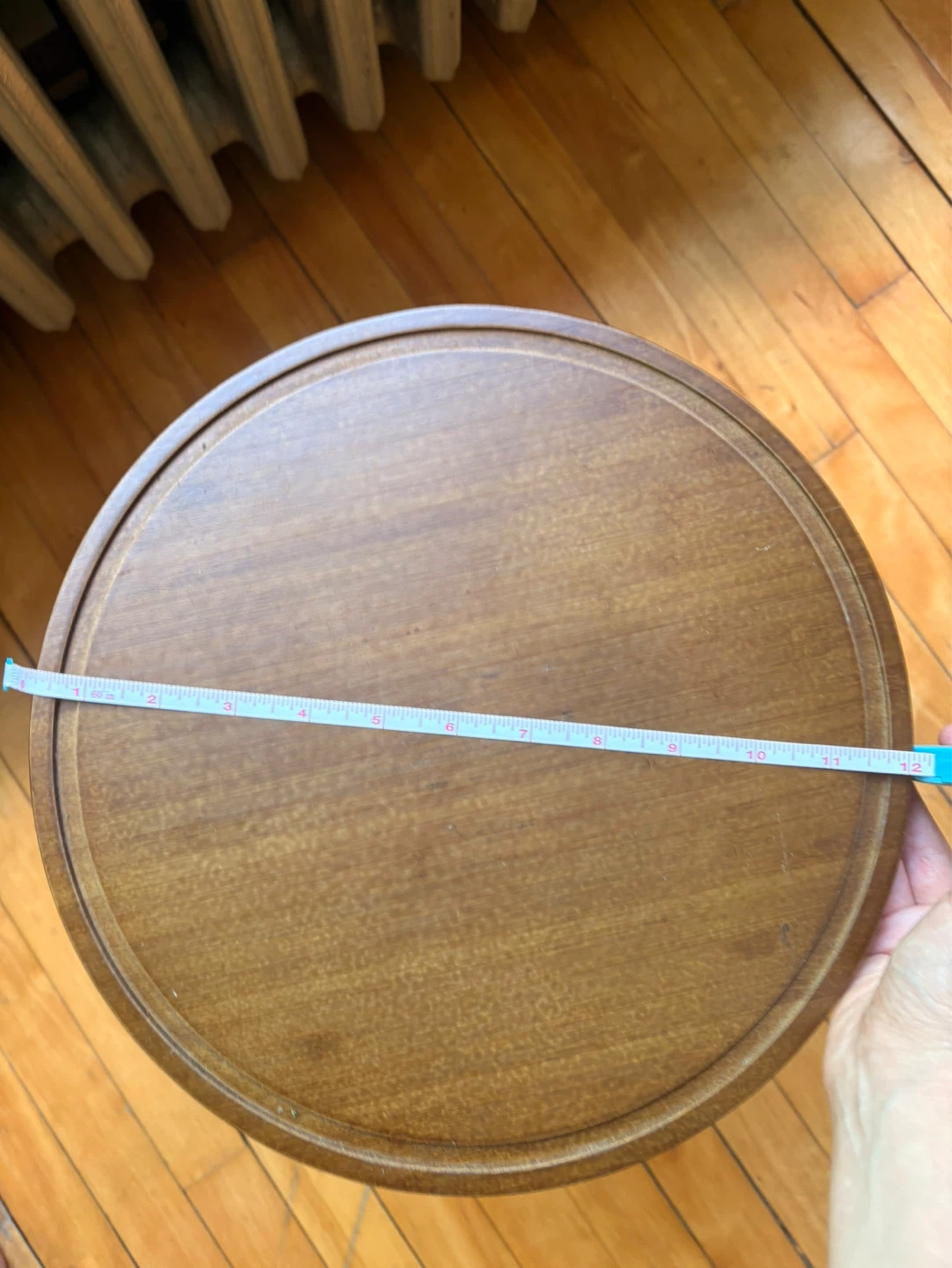 Round Wooden Plant Table - photo 5
