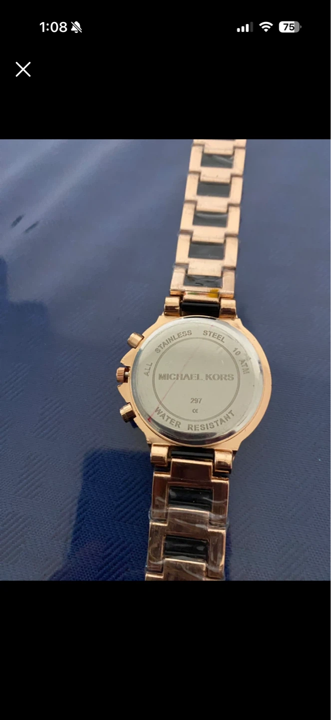 Michael Kors Ladies Watch - Rose Gold & Black - photo 5