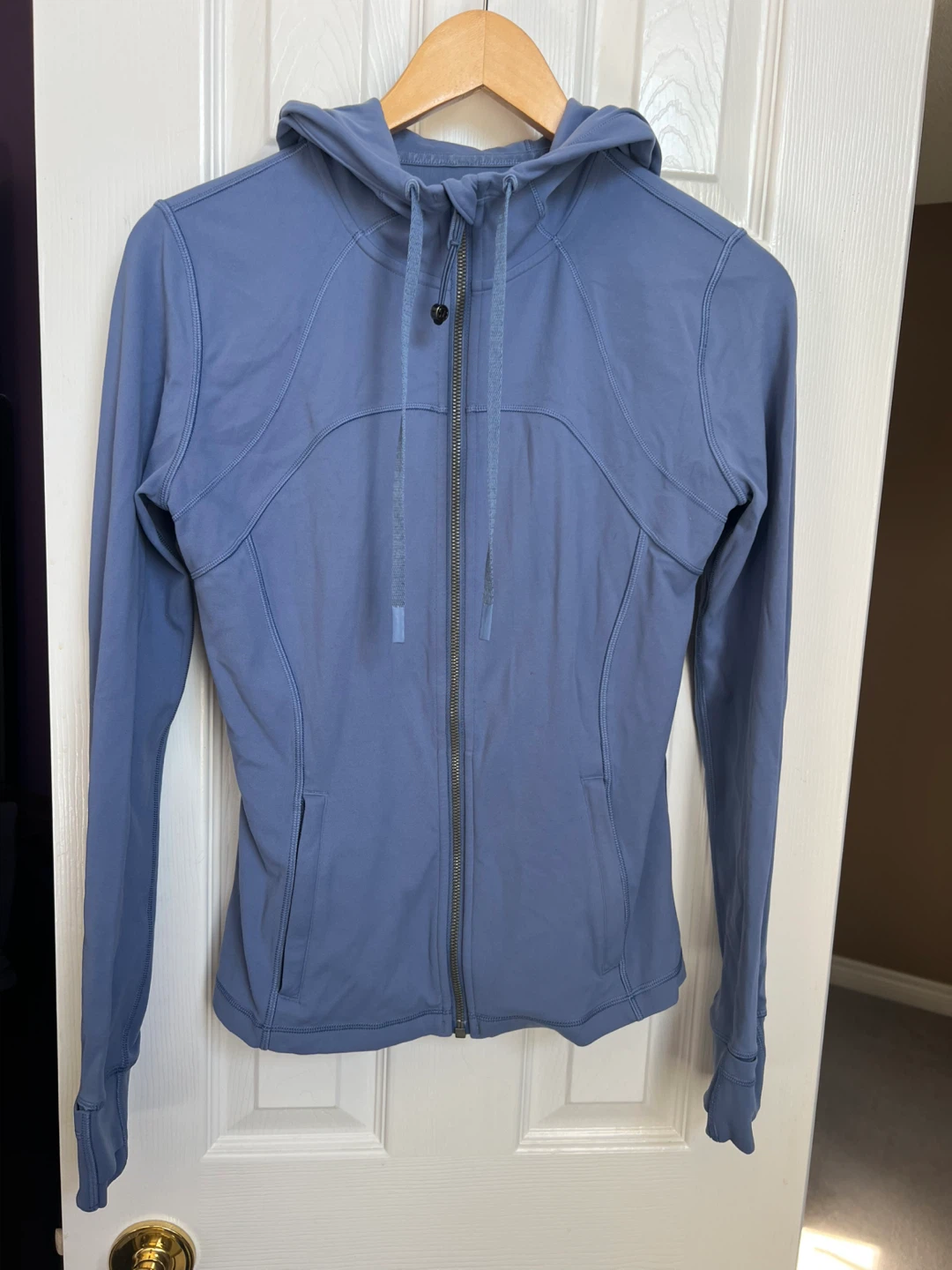Lululemon Define Hooded Jacket - Blue - Size 8