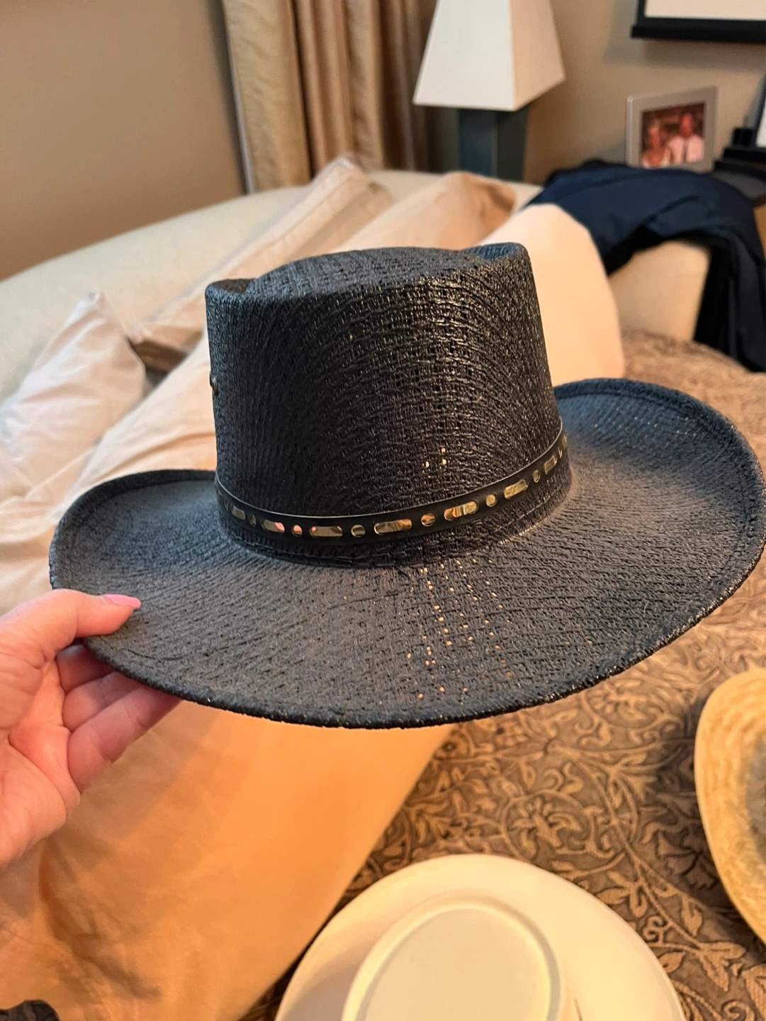 Cowboy hat for women Sombreros del Centro Nino Black Straw Hat