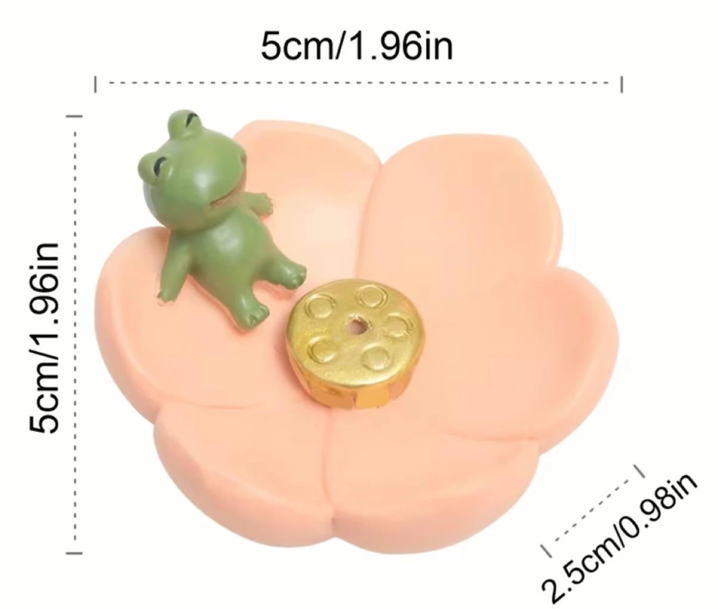 Cute Cat on Flower Incense Holder - photo 4