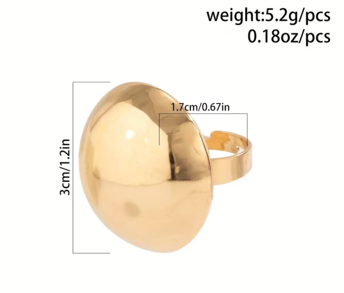 Statement Ring – Silver - photo 5