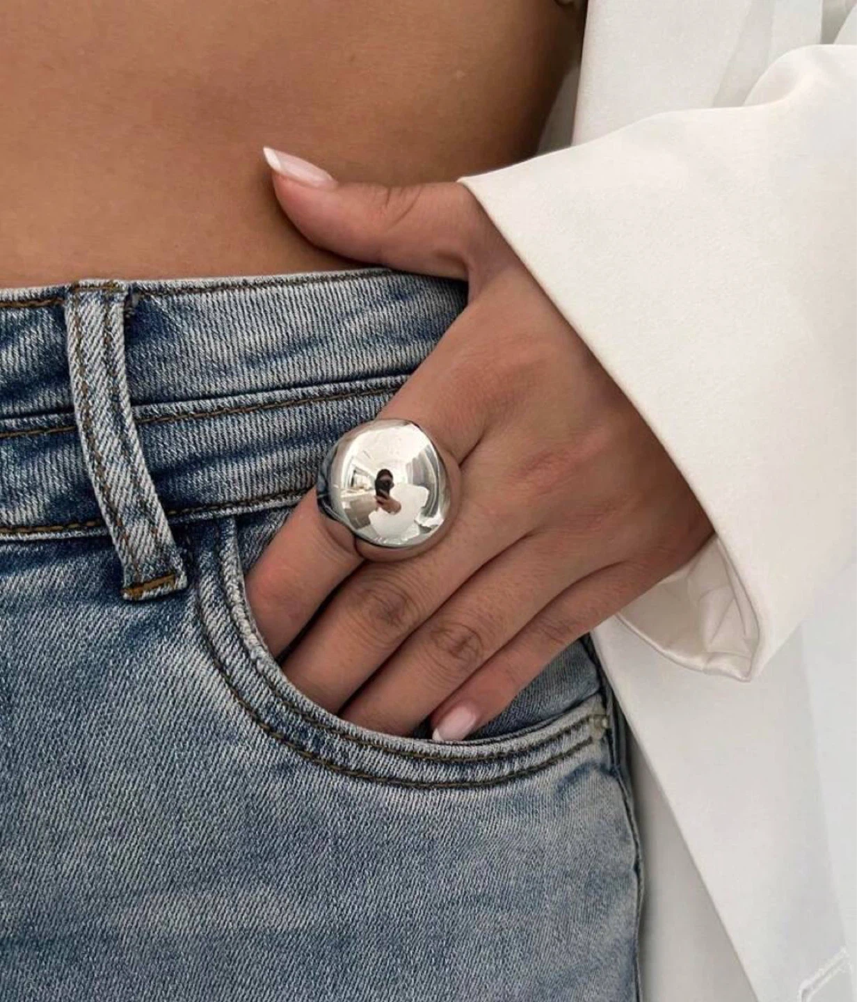 Statement Ring – Silver