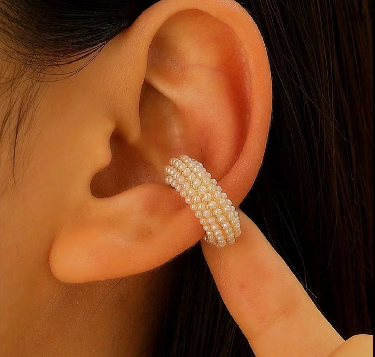 Pearl Ear Cuff – No Piercing Needed