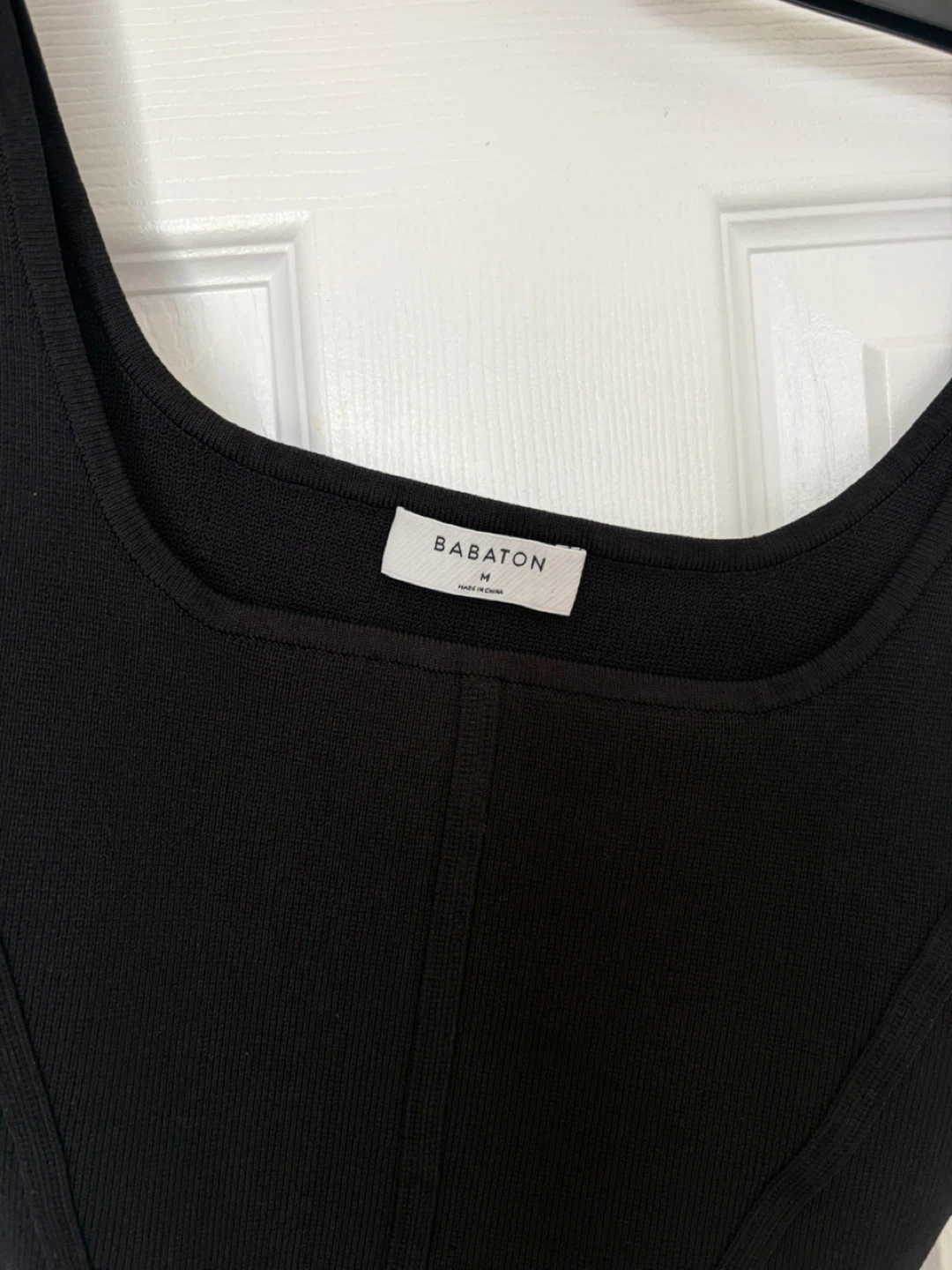 Babaton Black Crop Top - Size M - photo 3