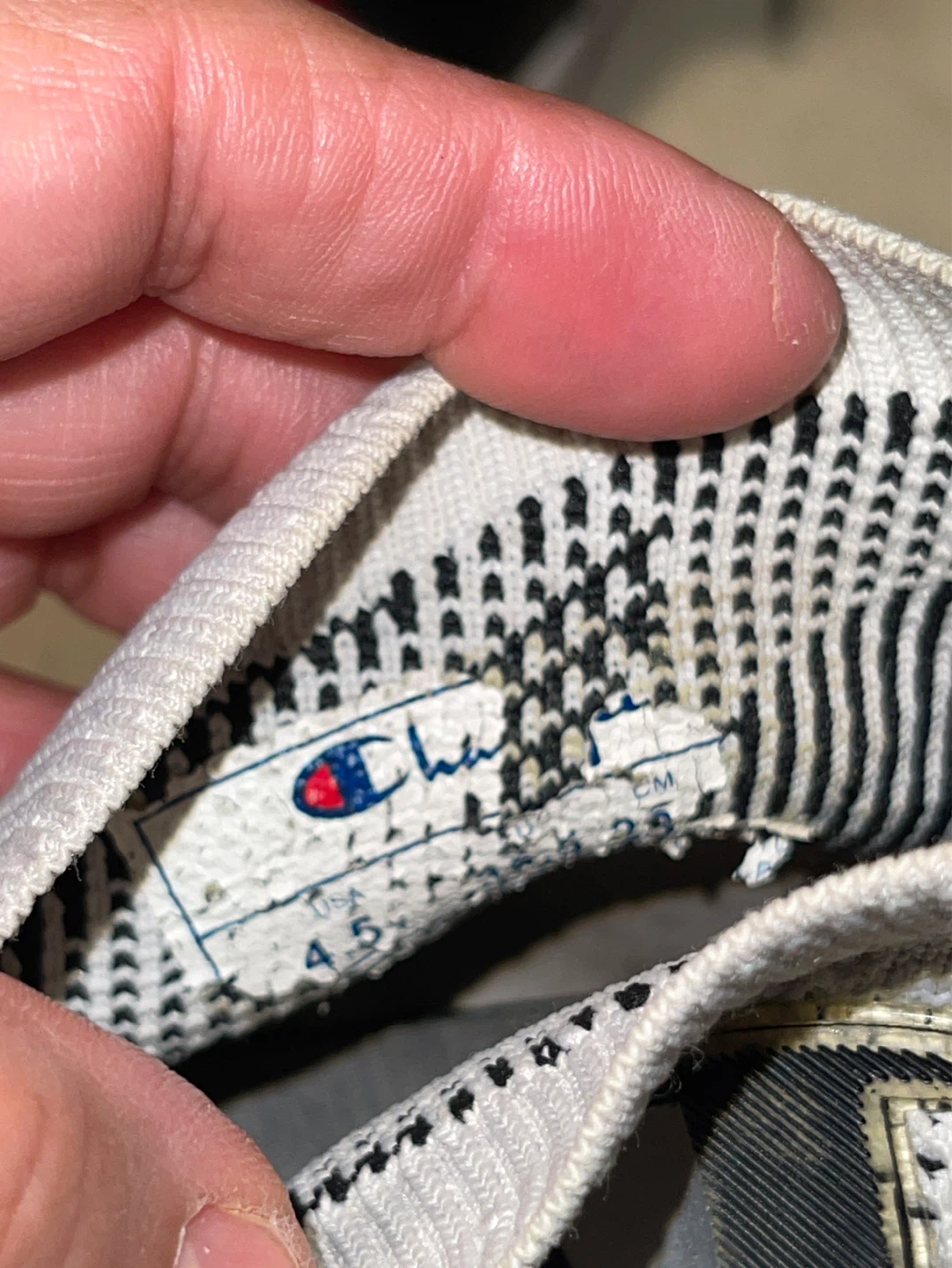 Champion White Knit Shoes - photo 5
