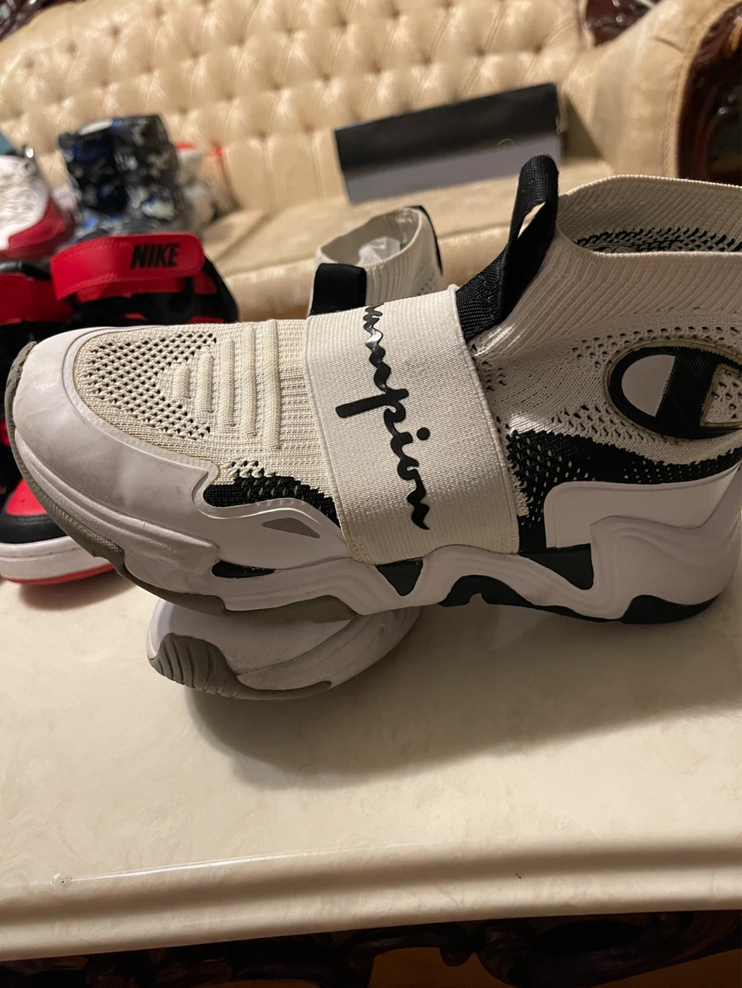 Champion White Knit Shoes - photo 4