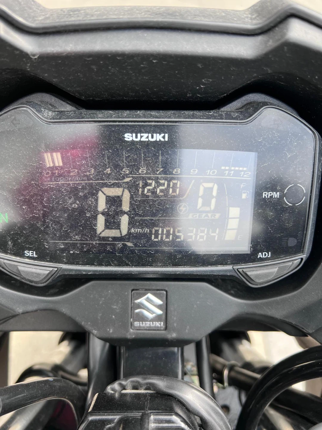 Black Suzuki GSX-R Motorcycle