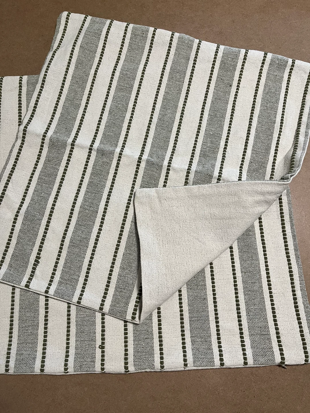 Striped Cotton Pillow Covers (Set of 2)