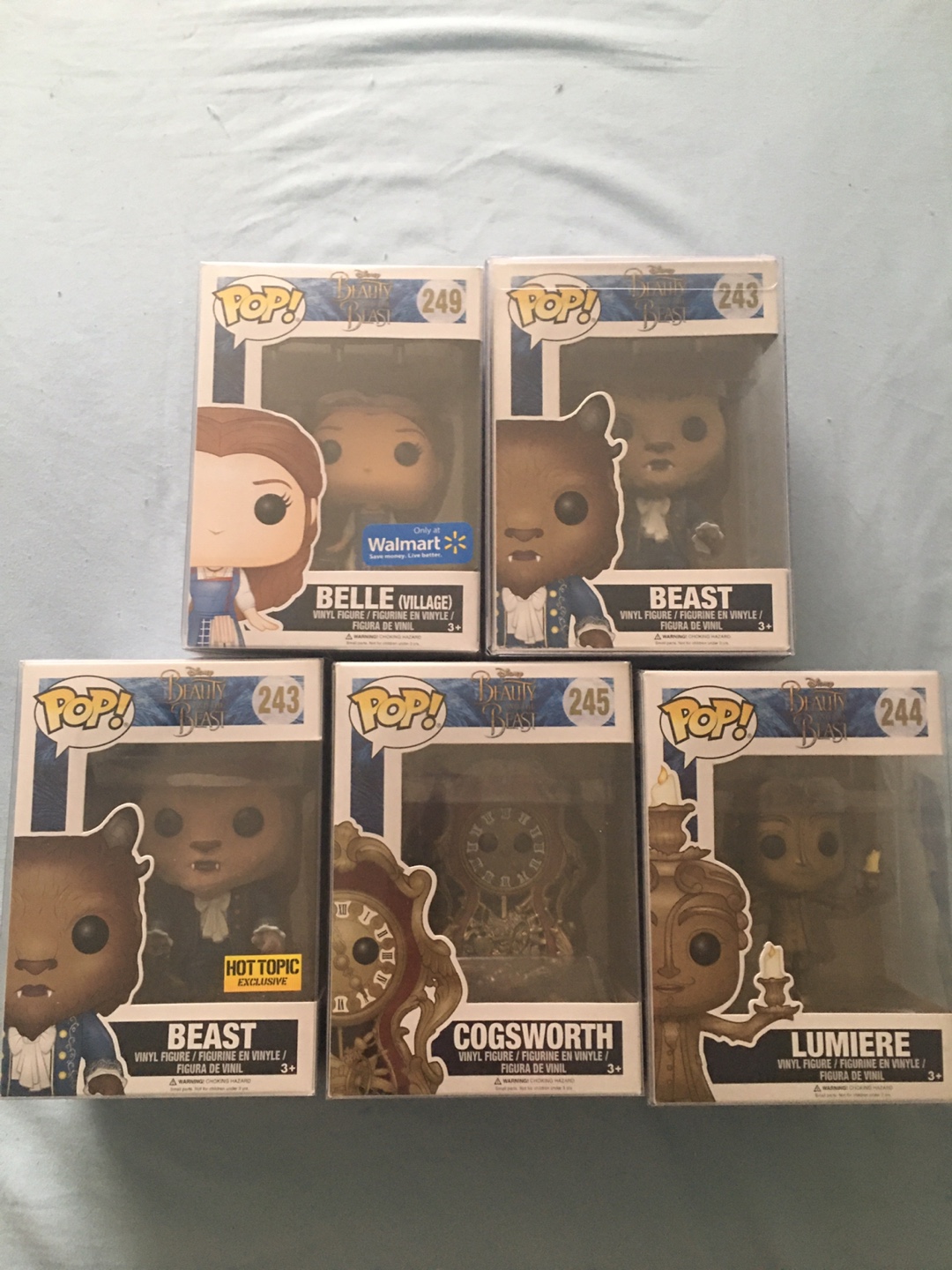 Funko Pop! Disney Beauty and the Beast Vinyl Figures
