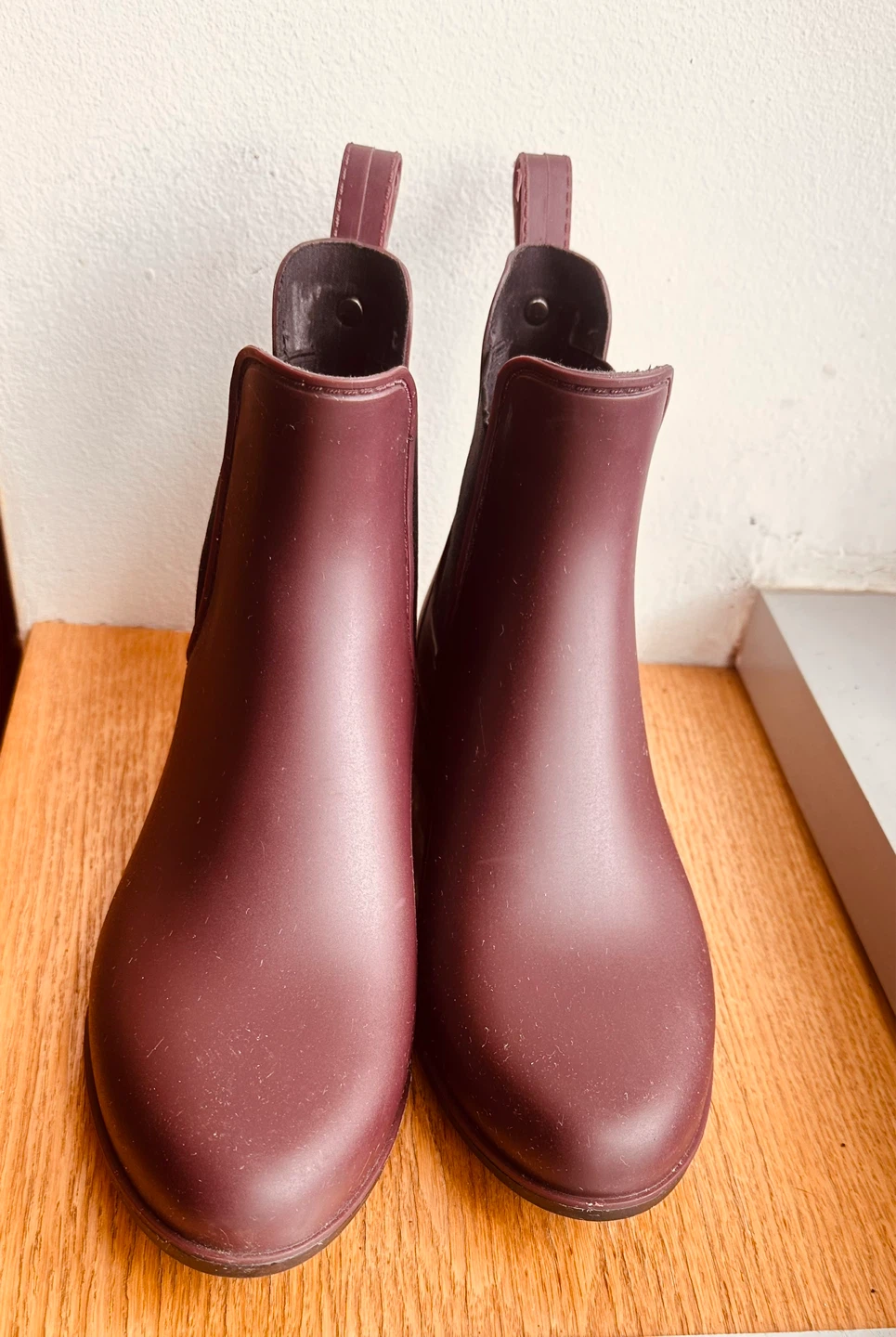 Sam Edelman Women's Tinsley Rain Boots Burgundy Size 8