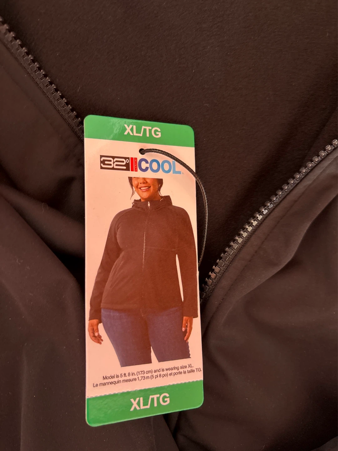 Ladies 32 Degrees Cool Full Zip Hooded Jacket XL - photo 2